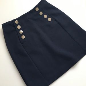 H&M Navy Skirt